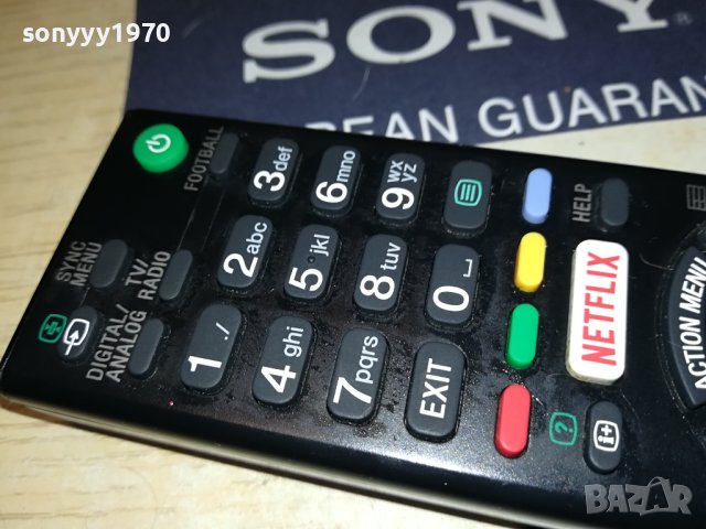 sony RMT-TX100D netfix original remote 1806231523, снимка 10 - Дистанционни - 41244538