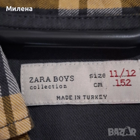 Детски ризи Zara boy - 152 см., снимка 4 - Детски ризи - 22781100