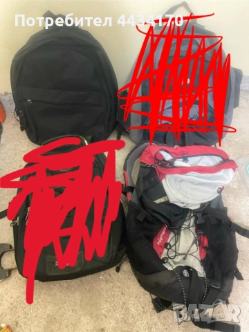 Спешно! Комплект от 2 раници – Туристическа + 2 ежедневни (Изгодна цена)