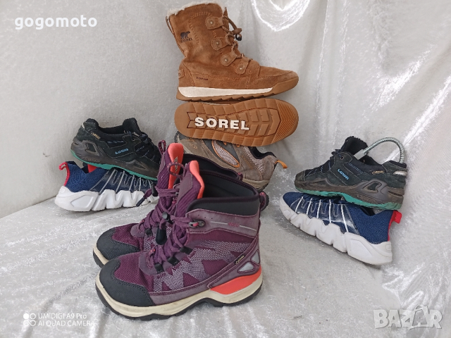 детски водоустойчиви туристически унисекс маратонки GORE-TEX®, original ecco® RECEPTOR, N- 31 - 32, снимка 8 - Детски маратонки - 44572487