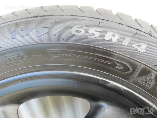 4бр Всесезонни гуми 175/65 R14 с джанти +1бр гума с джанта , снимка 9 - Аксесоари и консумативи - 56072407