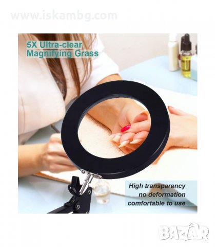 НАСТОЛНА СВЕТОДИОДНА ЛАМПА С ЛУПА 64LED - код 3121, снимка 10 - Други инструменти - 33892713