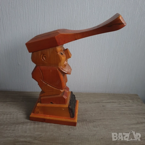 Стара дървена орехотрошачка, снимка 3 - Антикварни и старинни предмети - 52641113