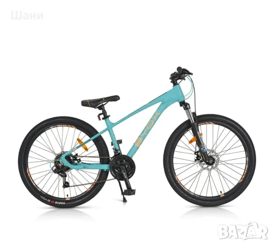 BYOX Велосипед 26" ALLOY CLASHER ТЮРКОАЗ

, снимка 2 - Велосипеди - 50823015