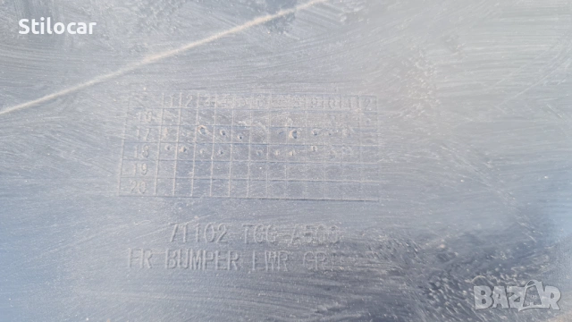 Спойлер предна броня Honda Civic 17-19г, снимка 12 - Части - 53617747