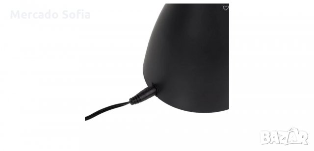 LED настолна лампа, черна с гъвкава шия , снимка 4 - Настолни лампи - 34426467