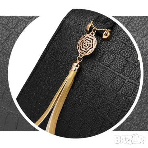 Дамска чанта Crystal Black, снимка 4 - Чанти - 47924841