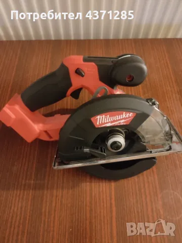 Milwaukee безчетков ръчен циркуляр за метал специално(metal cutter)M18 FMCS, снимка 1