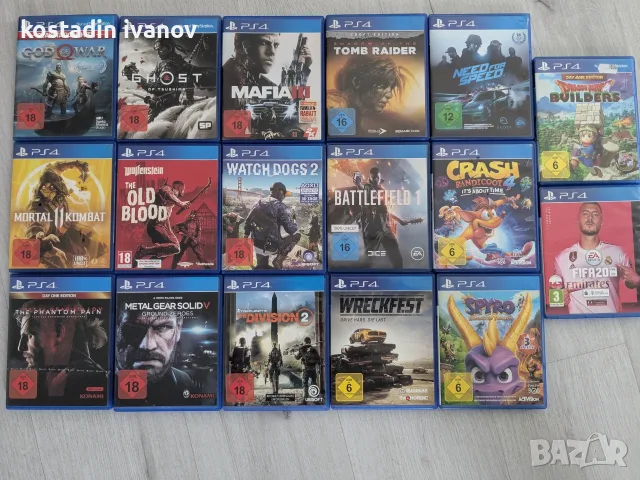 🎮 PS4 Pro 1TB + 2 оригинални DualShock 4 + 17 игри + стойка за зареждане, снимка 4 - PlayStation конзоли - 55825707