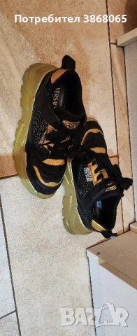 Сникърси Versace черно и златно