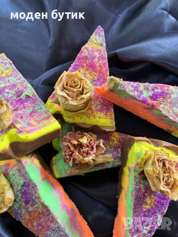 натурален сапун дамски ”Златен пир, снимка 6 - Козметика за тяло - 51063616