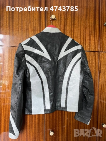 Мъжко кожено яке от естествена козя кожа., снимка 2 - Якета - 53614247