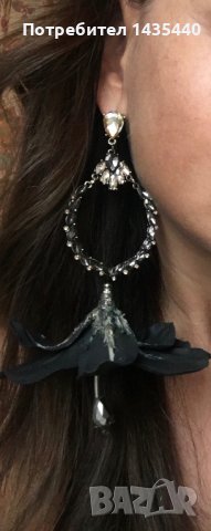 Обеци от серията “Тайната градина” на дизайнерката Анелия Милчева, снимка 7 - Обеци - 41676931