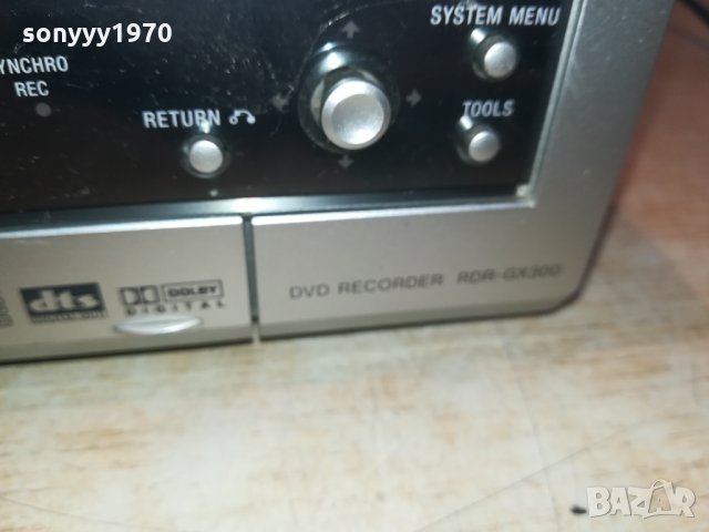 SONY RDR-GX300 DVD RECORDER 1102221200, снимка 10 - Плейъри, домашно кино, прожектори - 35751241