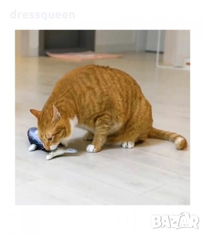 3117 Плюшена играчка за котки, рибка с дължина 20см., снимка 12 - За котки - 34247968