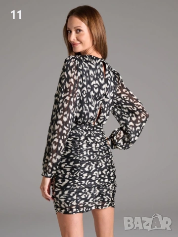 Елегантна рокля с блестяща нишка, снимка 2 - Рокли - 53376809