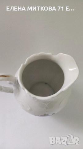 Една прекрасна барокова порцеланова каничка/латиера, снимка 12 - Антикварни и старинни предмети - 52564903