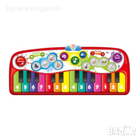 Детско пиано с настъпване - Playland, снимка 3 - Образователни игри - 39949862