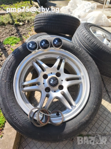 Алуминиеви джанти с гуми , снимка 17 - Гуми и джанти - 53850695