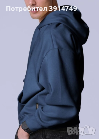 Блуза с дълъг ръкав / суетшърт; качулка, два предни джоба; лека, мека, топла, унисекс *НОВА*, снимка 5 - Суичъри - 51619230