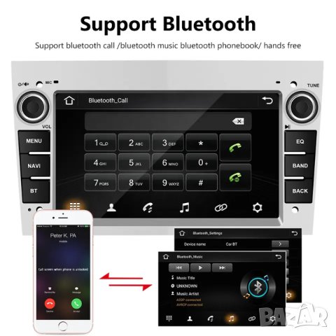 Мултимедия, за Opel Zafira, Antara Corsa, Astra, плеър, Екран Android, Навигация, Двоен дин, дисплей, снимка 4 - Аксесоари и консумативи - 41025641