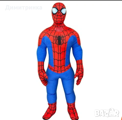 Надуваем костюм Спайдърмен 