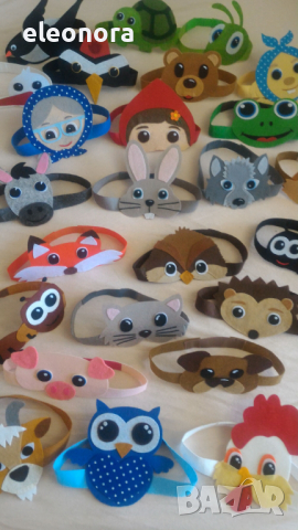 Ръчно изработени коронки от филц