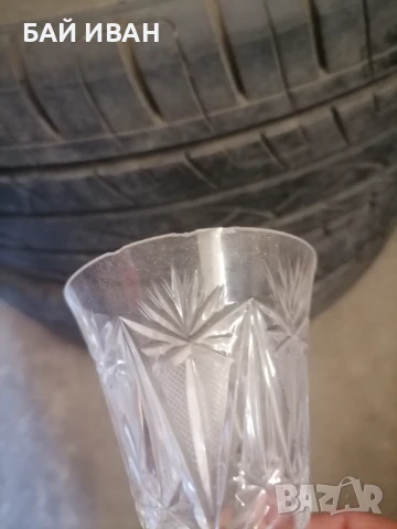 СТАРИ КРИСТАЛНИ ЧАШИ, снимка 12 - Сервизи - 40834828