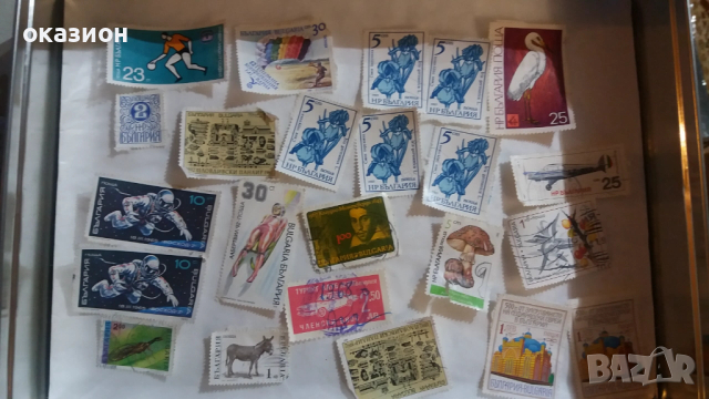 стари марки от пощенски пликове