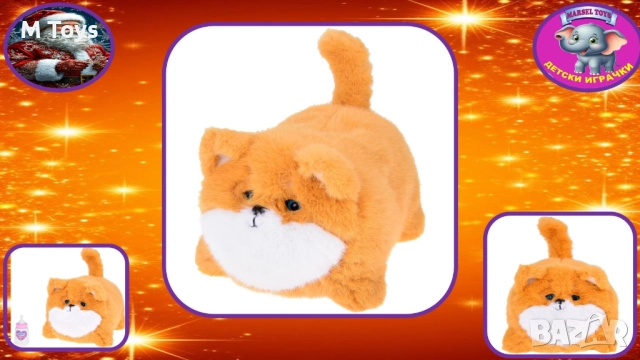 Пухкаво котенце, което оживява в ръчичките на вашето дете!, снимка 2 - Плюшени играчки - 52542577