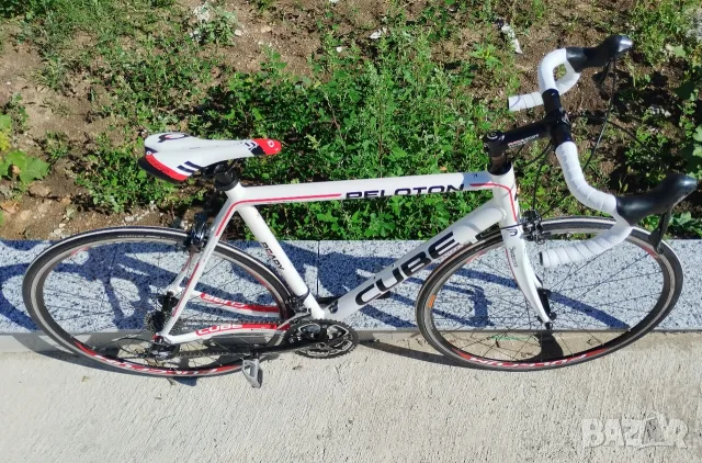 Отличен шосеен велосипед Cube Peloton / Shimano 105 / Fulcrum / Карбонова вилка/ Рамка 56 см., снимка 17 - Велосипеди - 56125634