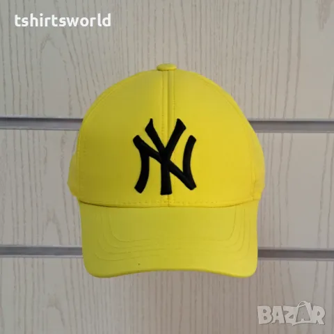 Нова шапка с козирка New York (Ню Йорк) в жълт цвят, Унисекс