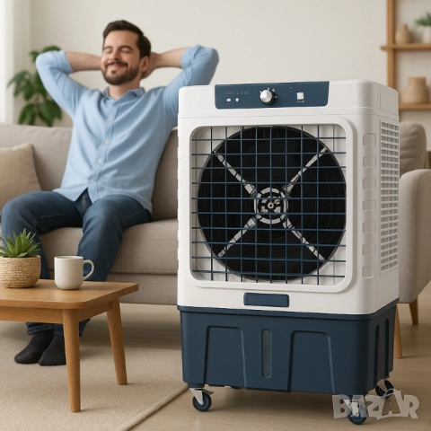 Въздушен охладител Air Cooler 380W NEW CLUB - 100L резервоар, снимка 3 - Друга електроника - 51850052