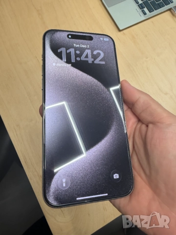iPhone 15 Pro Max – Natural Titanium 256 GB – Отлично състояние, снимка 5 - Apple iPhone - 52623820