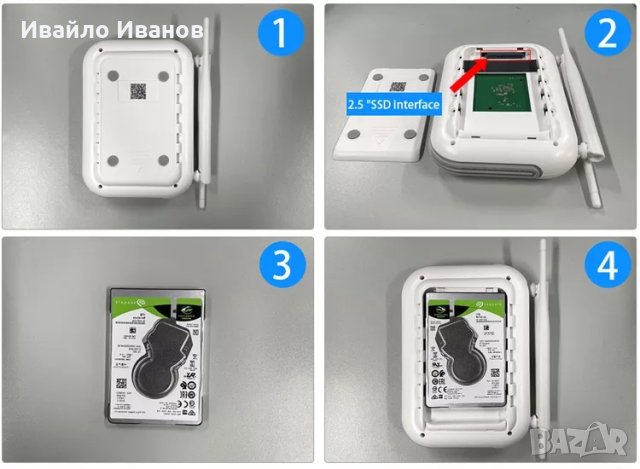 NVR  Onvif WiFi + PTZ WIFI камери + SSD Kodak, снимка 8 - Комплекти за видеонаблюдение - 42720754