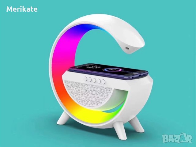 Музикална Led зарядна станция, снимка 3 - Безжични зарядни - 42206379