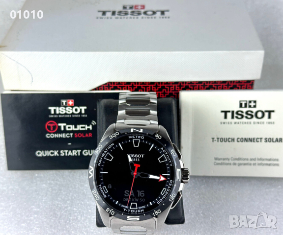 Tissot T-Touch Connect Solar Sapphire Titanium смарт часовник, снимка 10 - Смарт часовници - 40138598