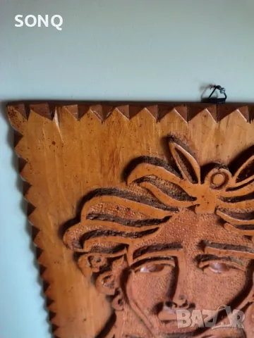 Красиво Дървено Пано Дърворезба, снимка 7 - Пана - 49903158