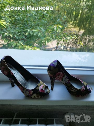 Дамски обувки , снимка 4 - Дамски обувки на ток - 41492990