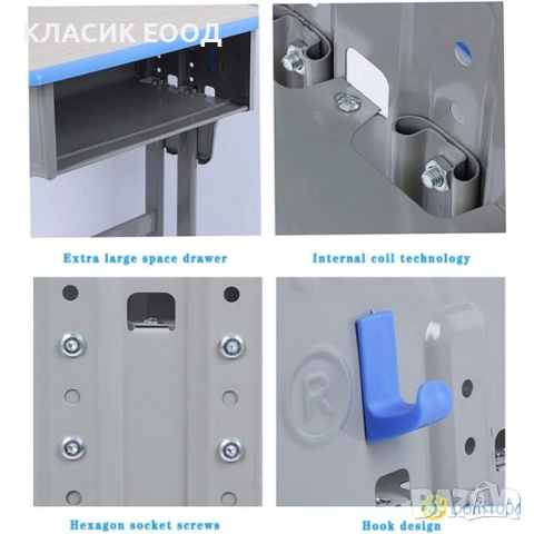 Детско бюро със столче регулируемо, снимка 4 - Бюра - 51742125