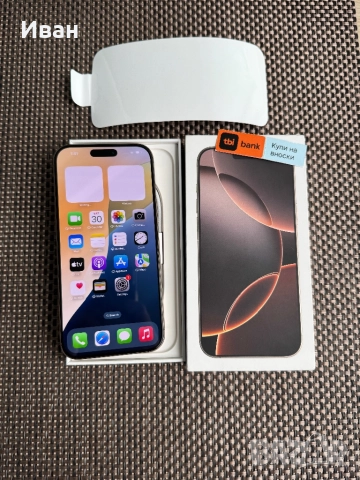 НОВ! 256•iPhone 16 Pro max*ЛИЗИНГ 80лв/м айфон 16 про макс 256, снимка 4 - Apple iPhone - 51543350