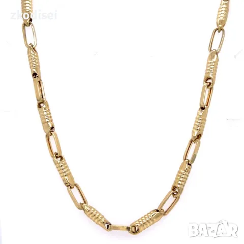 Златен синджир 13,85гр. 54,0см. 14кр. проба:585 модел:29970-2, снимка 2 - Колиета, медальони, синджири - 49735285