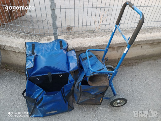 Яка, здрава шаранджийска товарна количка за рибари, за такъми, инструменти и ..., снимка 3 - Куфари с инструменти - 36397220