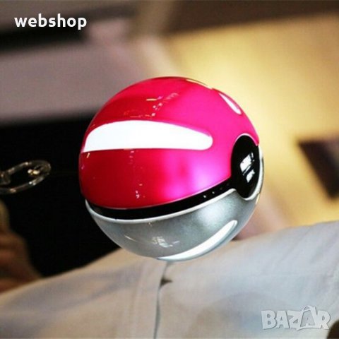 ПРЕНОСИМО ЗАРЯДНО РОWЕR ВАNK 12000MAH ВЪВ ФОРМАТА НА ПОКЕБОЛА pokeball, снимка 5 - Външни батерии - 35770344