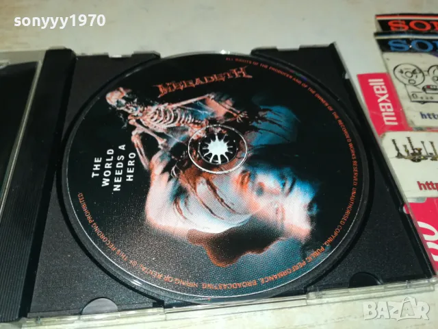 MEGADETH 2001 ORIGINAL CD 1804252028, снимка 2 - CD дискове - 49944880