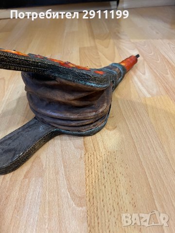 Стара духалка за камина, снимка 3 - Антикварни и старинни предмети - 40888371