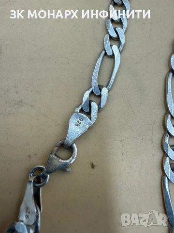 Сребърен ланец /925/, снимка 9 - Колиета, медальони, синджири - 53773117