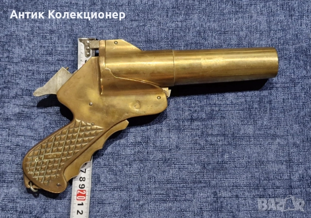 Голям Американски сигнален пистолет Van Karner 1940 г., снимка 3 - Антикварни и старинни предмети - 51871678