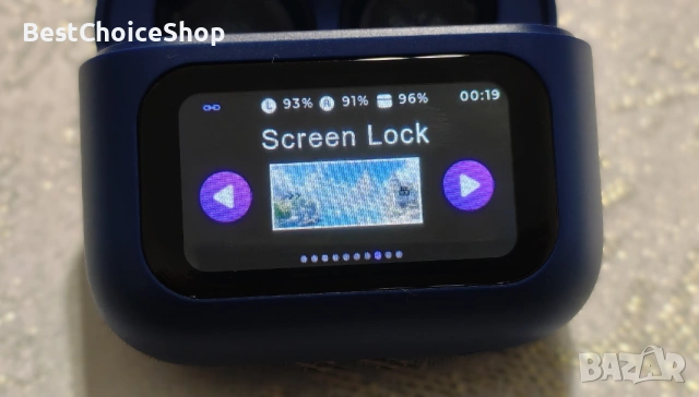 Bluetooth слушалки Мини 7ч време на работа HiFi звук ENC шумопотискане – тъмносин, снимка 9 - Слушалки и портативни колонки - 53091605