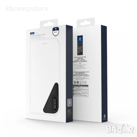 DUX DUCIS Hivo Кожен Калъф за Samsung S26+ - Кравешка кожа, RFID защита, Портфейл, Стойка, снимка 8 - Калъфи, кейсове - 53705567